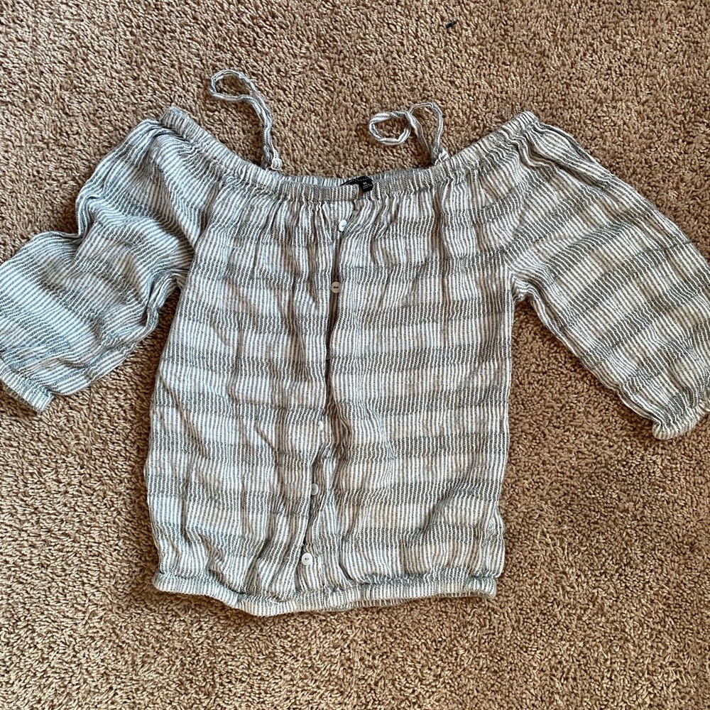 Off the shoulder shirt